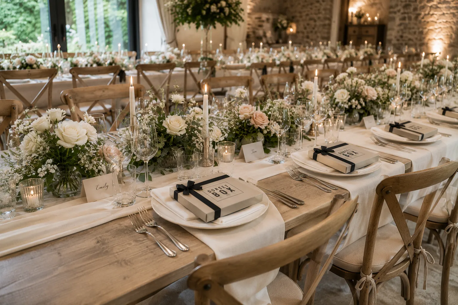 Dorset Box as Wedding Favours