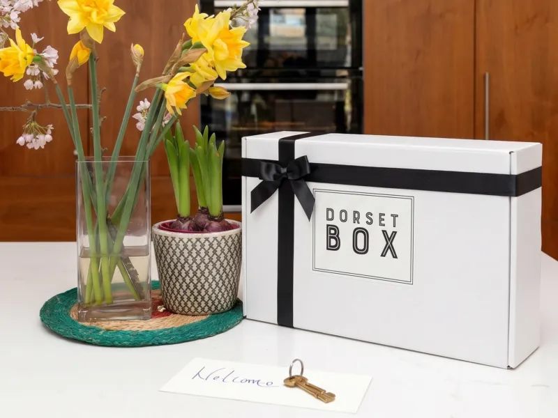 Mintly-image-74fb2dcc-f79b-4e35-9ef2-7037bba5d465-1 Dorset box on kitchen table with a vase of daffodils